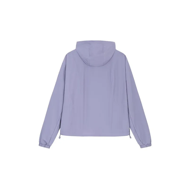 ANTA Variety Training Collection Trench Coats Women's Morandi Purple-1