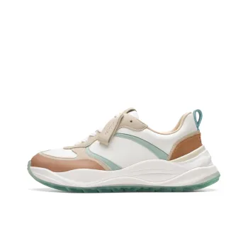 Clarks Lightweight Series Low Top Casual Shoes Women's Khaki