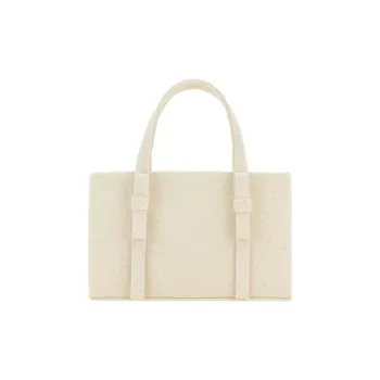 KARA Fabric Handbag Regular Women's Ivory