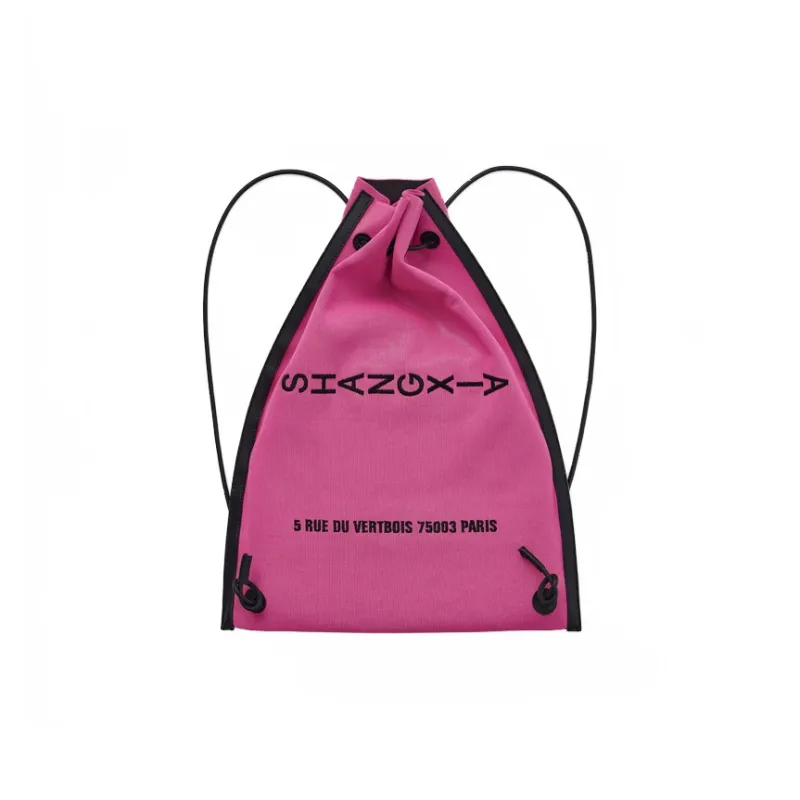 SHANG XIA Wool Backpack Large Size Unisex Pink-1