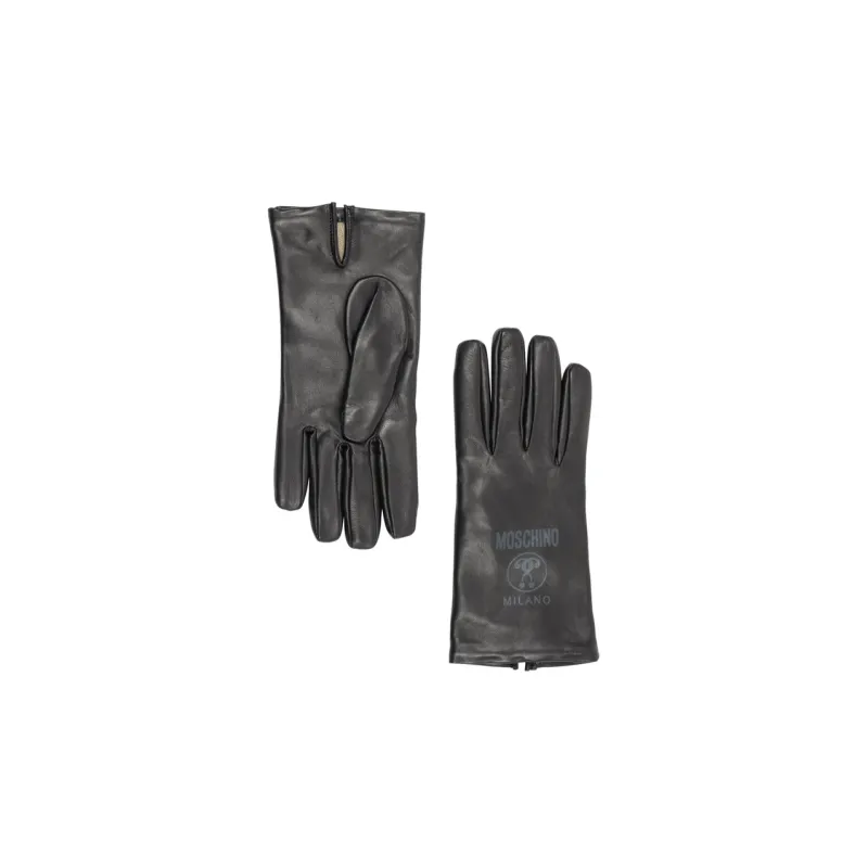 MOSCHINO Gloves Men Black-0