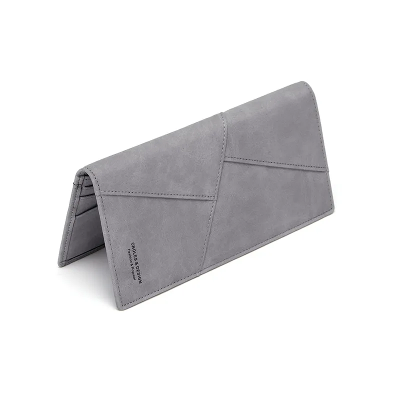 CNOLES Pu Coin Purse Wallet Men's Dreamy Gray-4