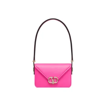 Valentino Calfskin Handbag Shoulder Bag Women's Pink