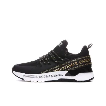VERSACE JEANS Couture Slip Resistant Low Top Casual Shoes Women's Black