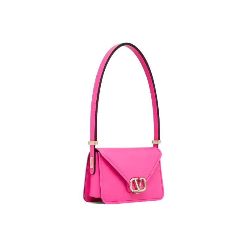 Valentino Calfskin Handbag Shoulder Bag Women's Pink-1