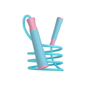 BSELEON Aerobic Fat Reduction Non Countable Jump Ropes Fitness Crowd Twine Material PVC 3m