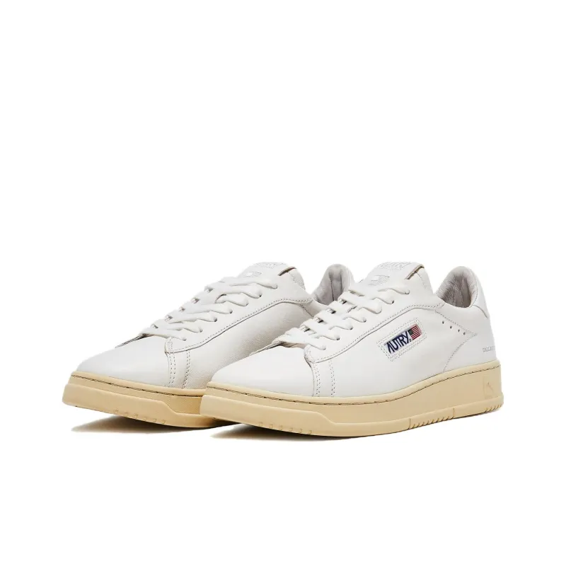 AUTRY Dallas Goatskin Low 'White Cream' Women's-1