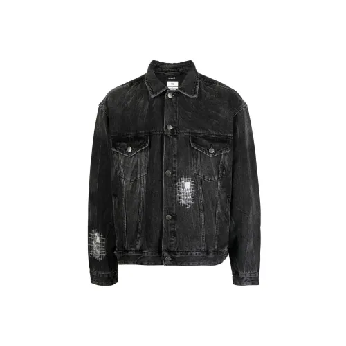 Ksubi Cotton Distressed Denim Jacket