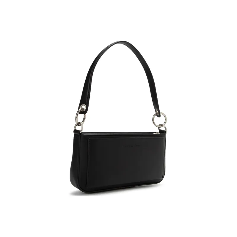 CALVIN KLEIN Synthetic Material Baguette Shoulder Bag Regular Women's Black-3