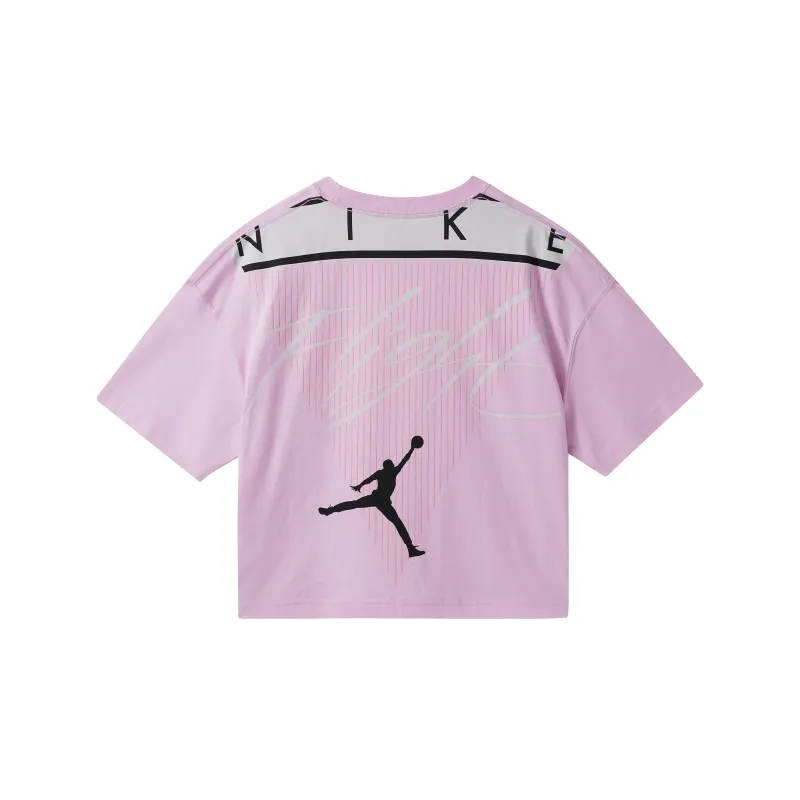 Jordan Crop Tops Women's Pink-1