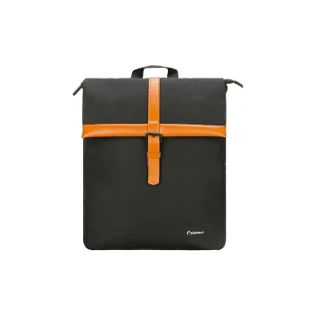 Diplomat Fabric Backpack Medium Size Unisex Black