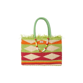 Puui Woven Tote Bag, Shopping Bag, Handbag Tubas Women's Multicolor