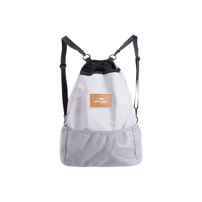 KILLWINNER Polyester Backpack Medium Size Unisex Black/Gray-8