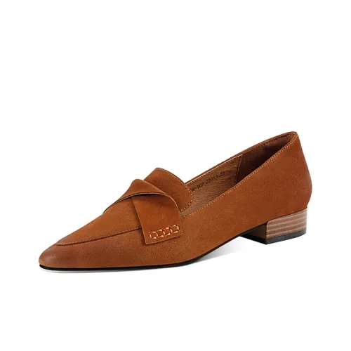 MLEX Loafers Women's Low-Top Paddle Brown