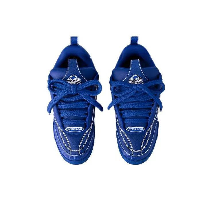 LOUIS VUITTON Skate Sneakers 'Blue'-3