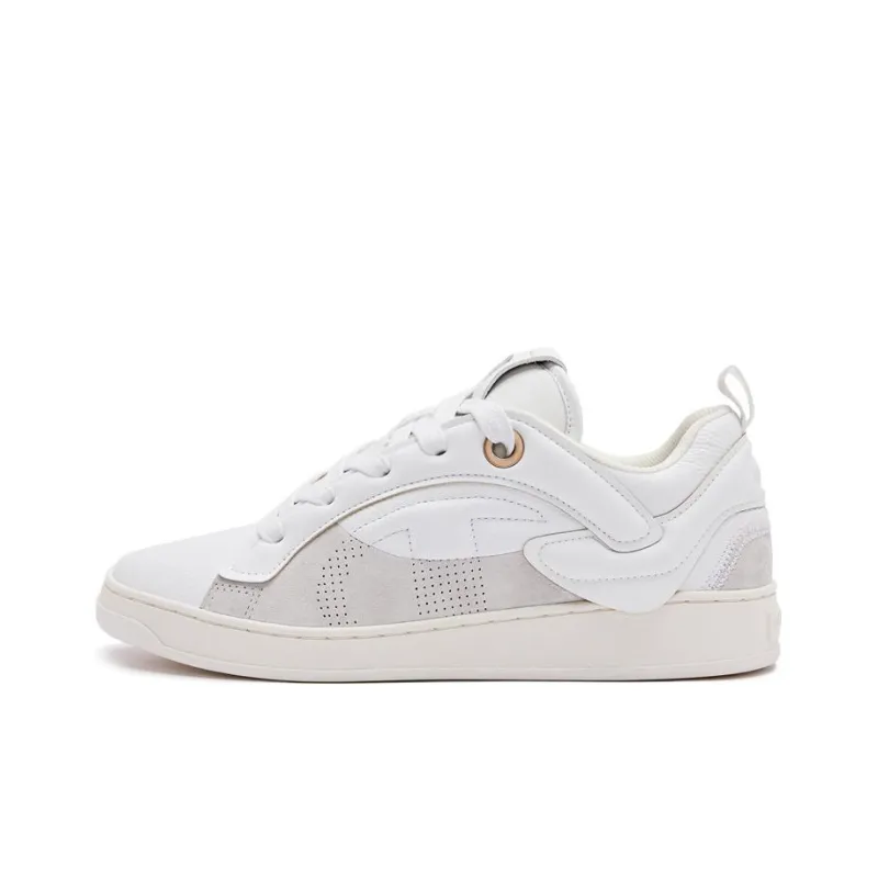Champion Edition 1 Low Top Skateboard Shoes Men's White-0