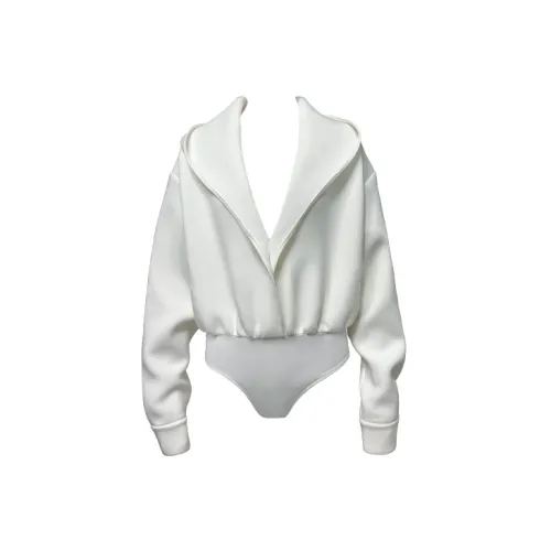 Gyokuu Bodysuits Women's White