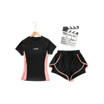YUKE Swimming Sets Elastane Women's Black Pink