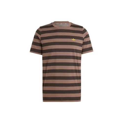 Adidas Originals T-Shirts Men Dark Brown