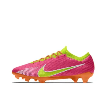 Nike Mercurial Vapor 15 Elite Cushioning Wear Resistant Soccer Shoes Unisex Pink
