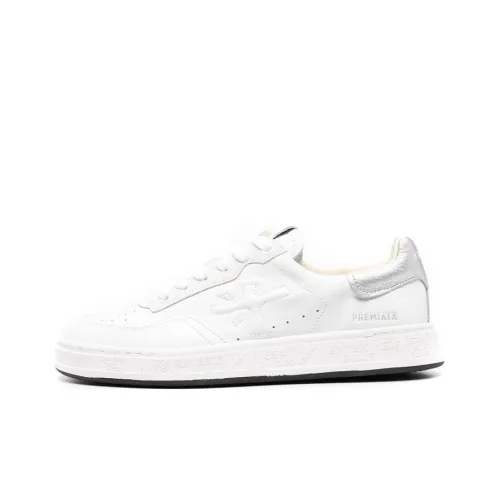 PREMIATA Quinn Skateboard Shoes Men Low-Top White