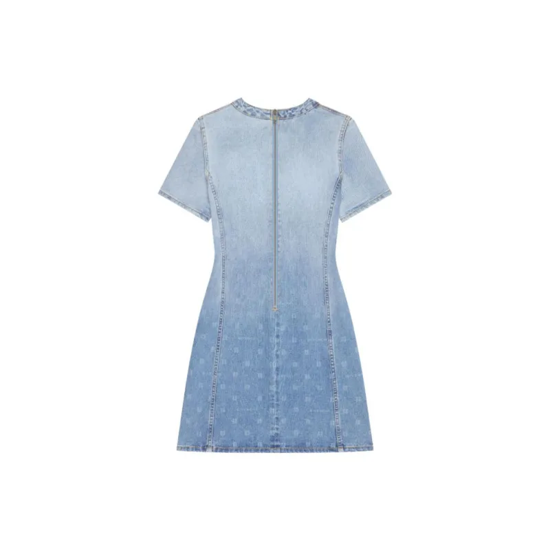 Givenchy Ombré effect Denim Minidress-1