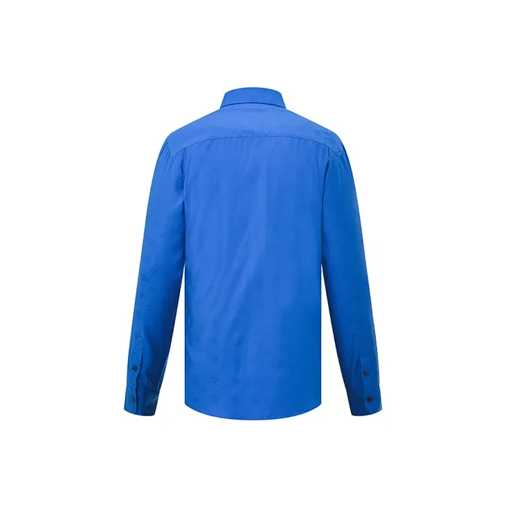 RARE Long Sleeved Shirt Men's Blue-2