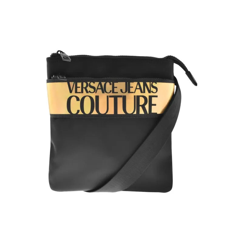 VERSACE JEANS COUTURE Logo Printed Zipped Shoulder Bag-0