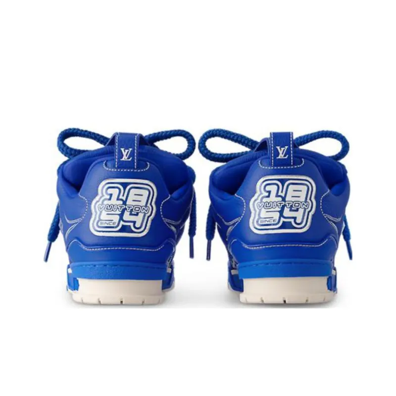 LOUIS VUITTON Skate Sneakers 'Blue'-4
