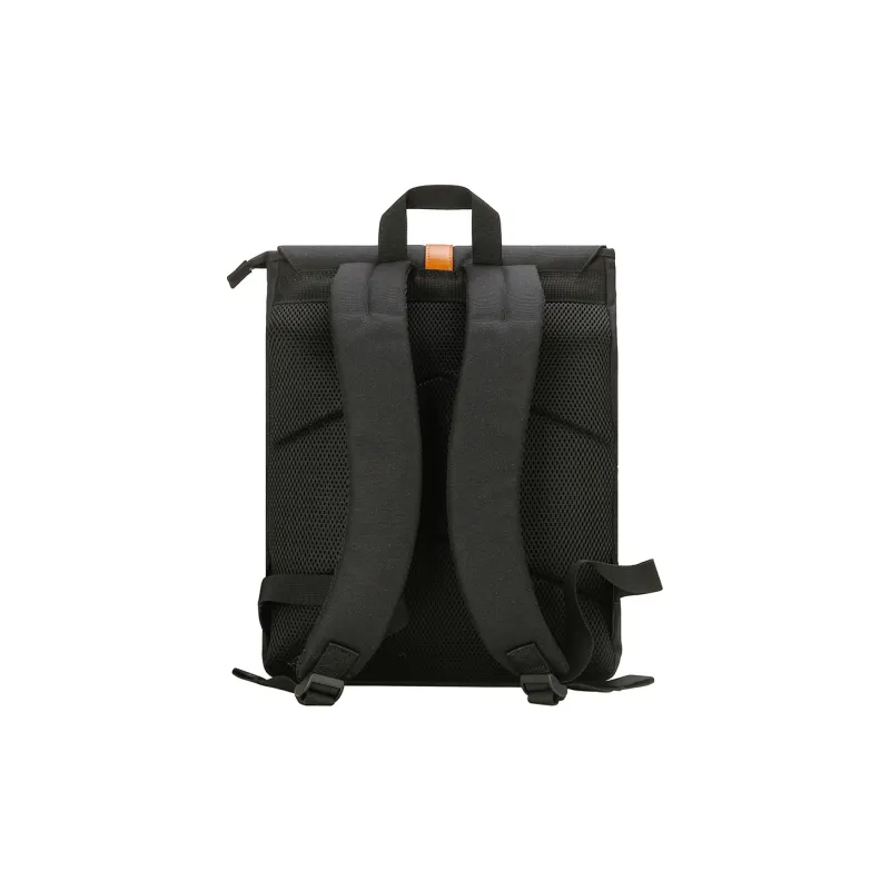 Diplomat Fabric Backpack Medium Size Unisex Black-2
