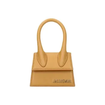 Jacquemus Le Chiquito Leather Shoulder Bag Crossbody Bag Handbag Women's Light Brown