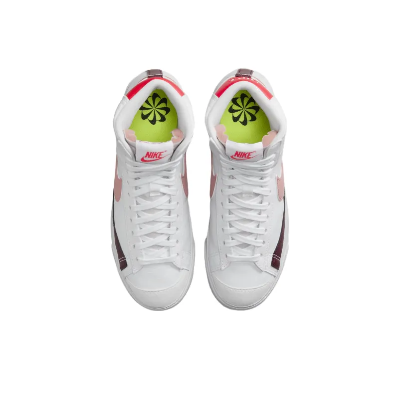 Nike Women's Blazer Mid '77 Next Nature 'White Red Stardust'-3