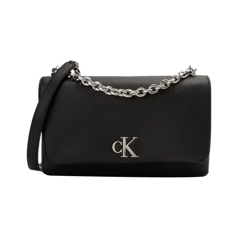 CALVIN KLEIN Synthetic Material Envelope Bag Handbag Shoulder Bag Women's Black-0