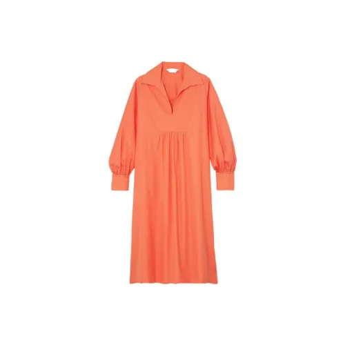 'S MAX MARA Long-Sleeved Dresses Women's Orange