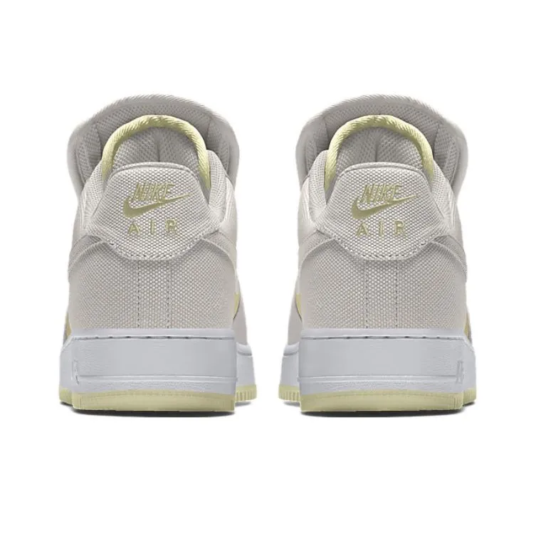 Nike Air Force 1 Cushioning Wear-Resistant Low-Top Skateboard Shoes Unisex Light Yellow-5