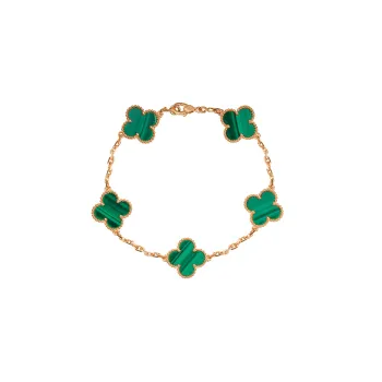 Van Cleef & Arpels Malachite Bracelets Women's Green