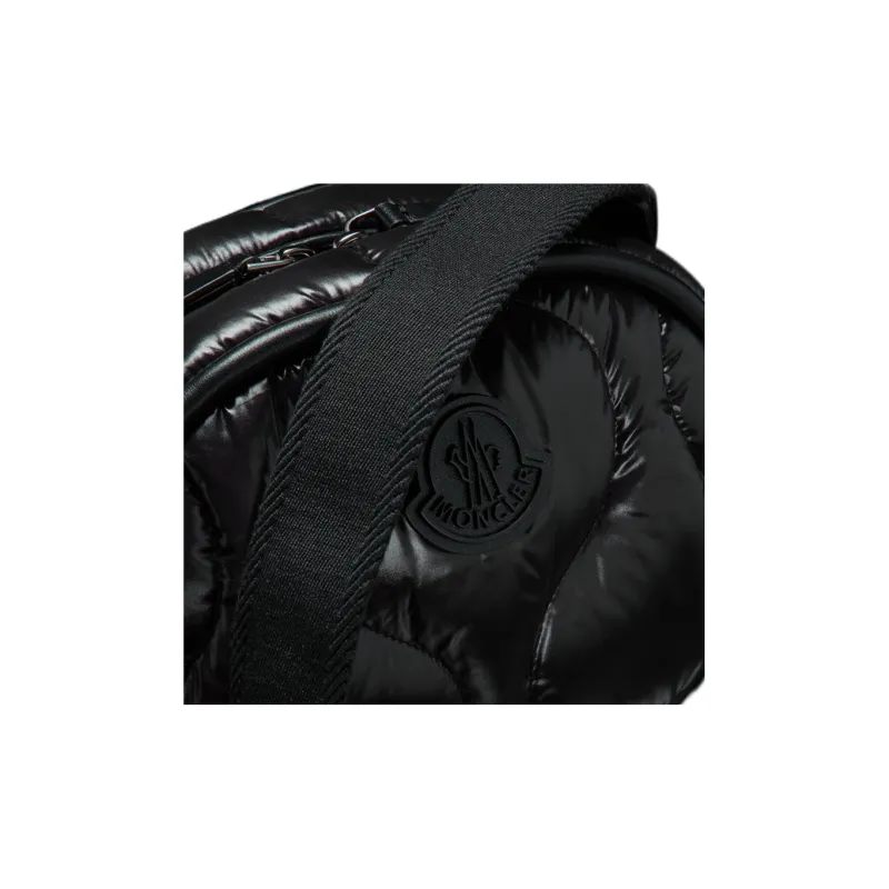 Moncler Logo Patch Zip Up Shoulder Bag-5