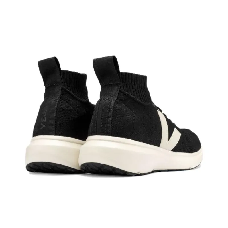 VEJA Runner Mid V Knit Rick Owens Black Pierre-3