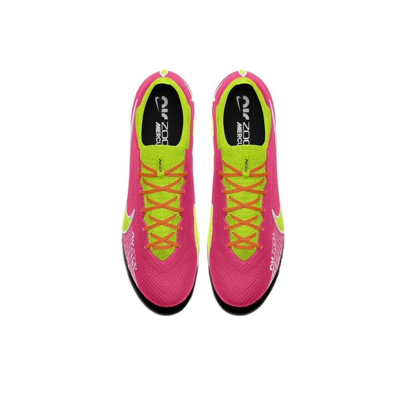 Nike Mercurial Vapor 15 Elite Cushioning Wear Resistant Soccer Shoes Unisex Pink-3