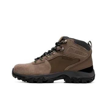Columbia SUEDE WP Wear Resistant High Top Outdoor Shoes Men's Brown