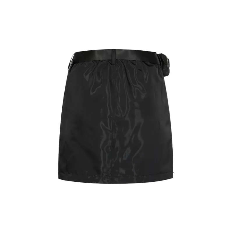 EVISU Cargo Short Skirts Women's Black-1