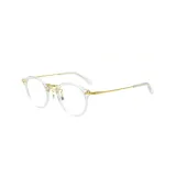 #B5 transparent frame gold legs