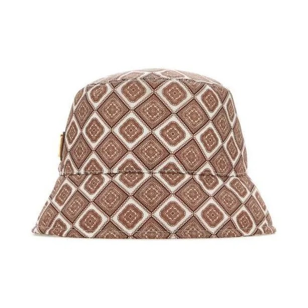 PRADA Bucket Hats Women's Umber/White-1