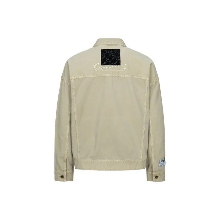 EVISU Jackets Men Gray Green-1