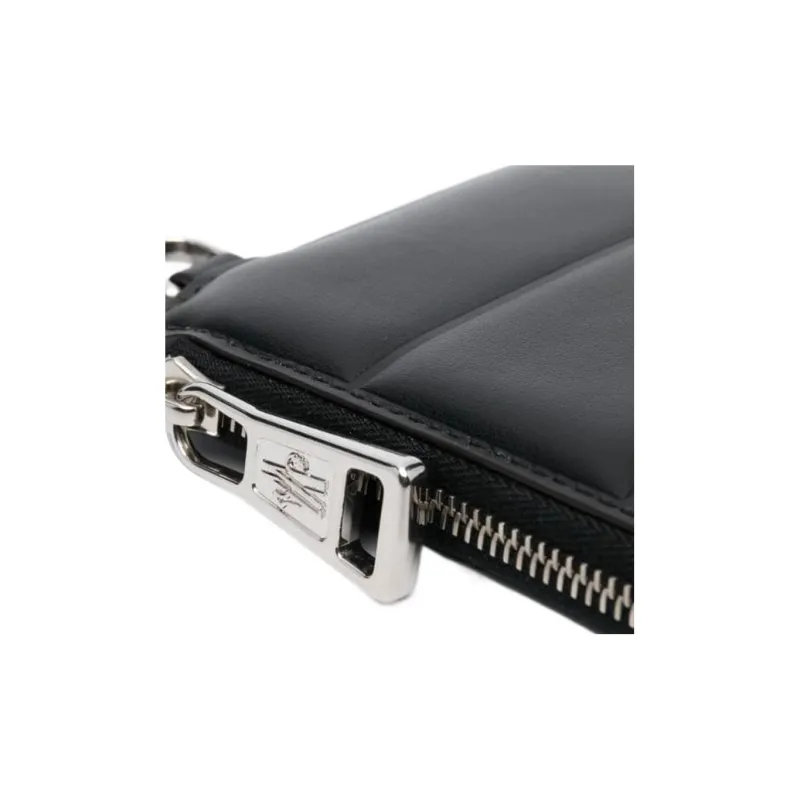Moncler Leather Wallet Unisex Black-2