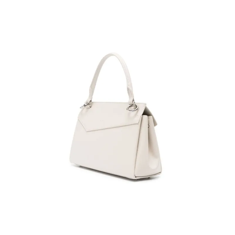Maison Margiela Snatched Calfskin Handbag, Shoulder Bag, Crossbody Bag Trumpets Women's Beige-1