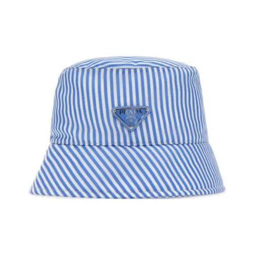 PRADA Bucket Hats Men Light Blue