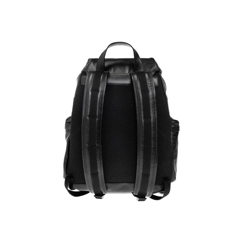 GUCCI Leather Backpack Men's Black-2
