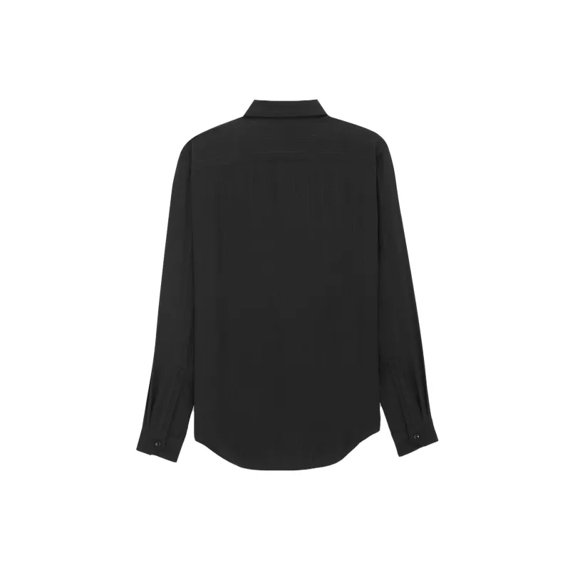 SAINT LAURENT Collared Button Up Shirt-1