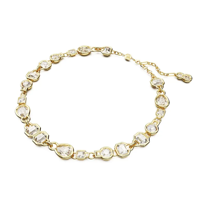 Swarovski Dextera Gold-Tone Plated Necklaces Women's Gold-1